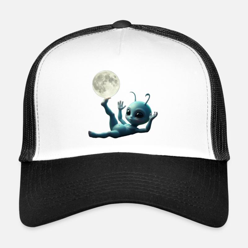 Bébé extraterrestre au décollage Casquette trucker 