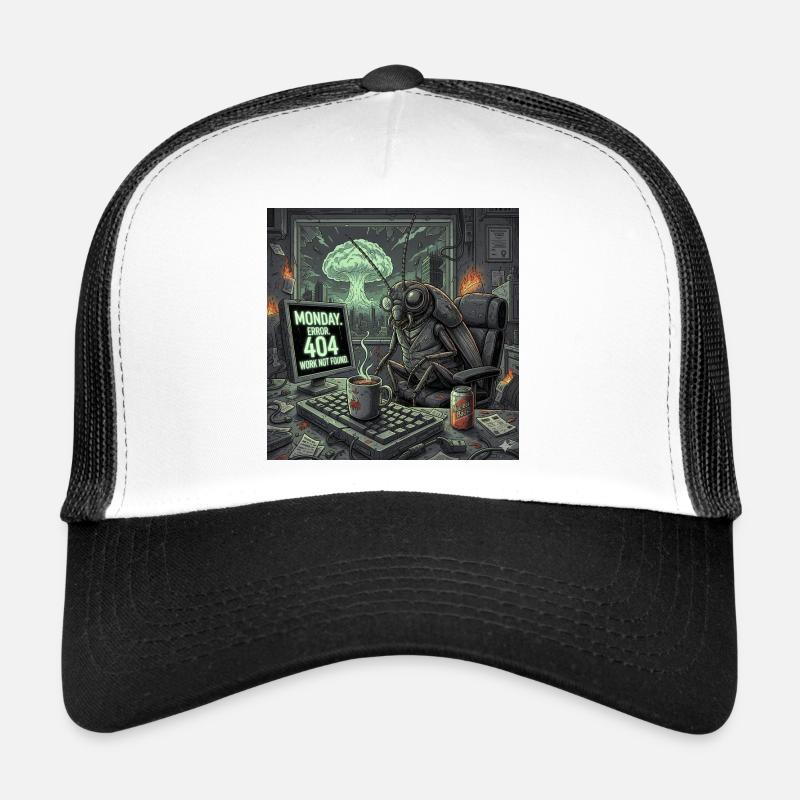 Lundi post-apocalyptique - Crise du bureau de Roach Casquette trucker 