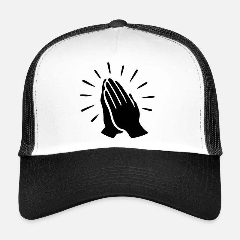 Praying Hands Prayer Trucker Cap