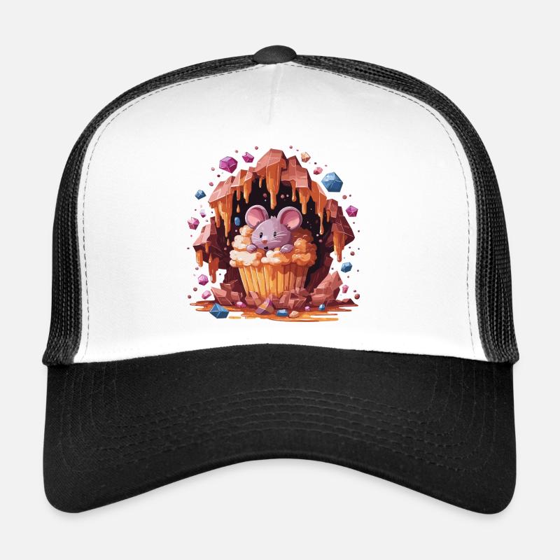 Mouse in crystal cupcake Trucker Cap