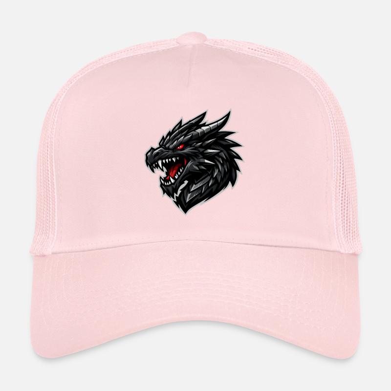 Dragon head with red eyes Trucker Cap