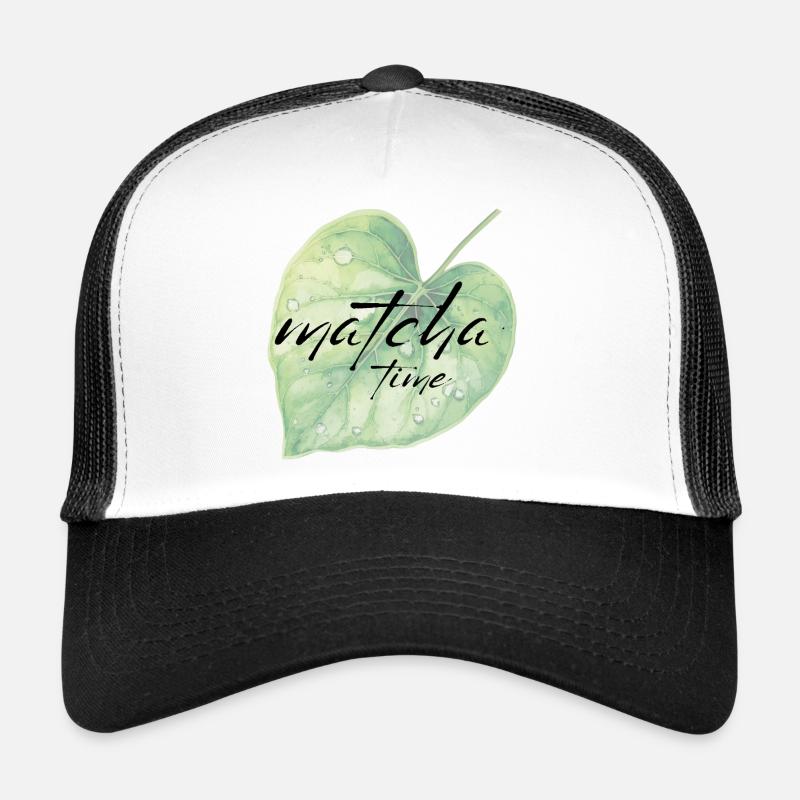 Matcha, Leaf, Green, Time Trucker Cap
