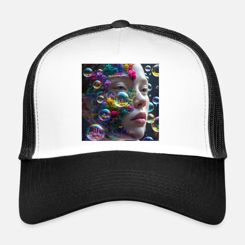 Portrait de corail rêveur Casquette trucker 