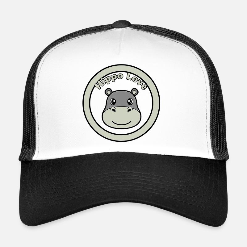 Hippo Love Hippo Logo Badge Casquette trucker 
