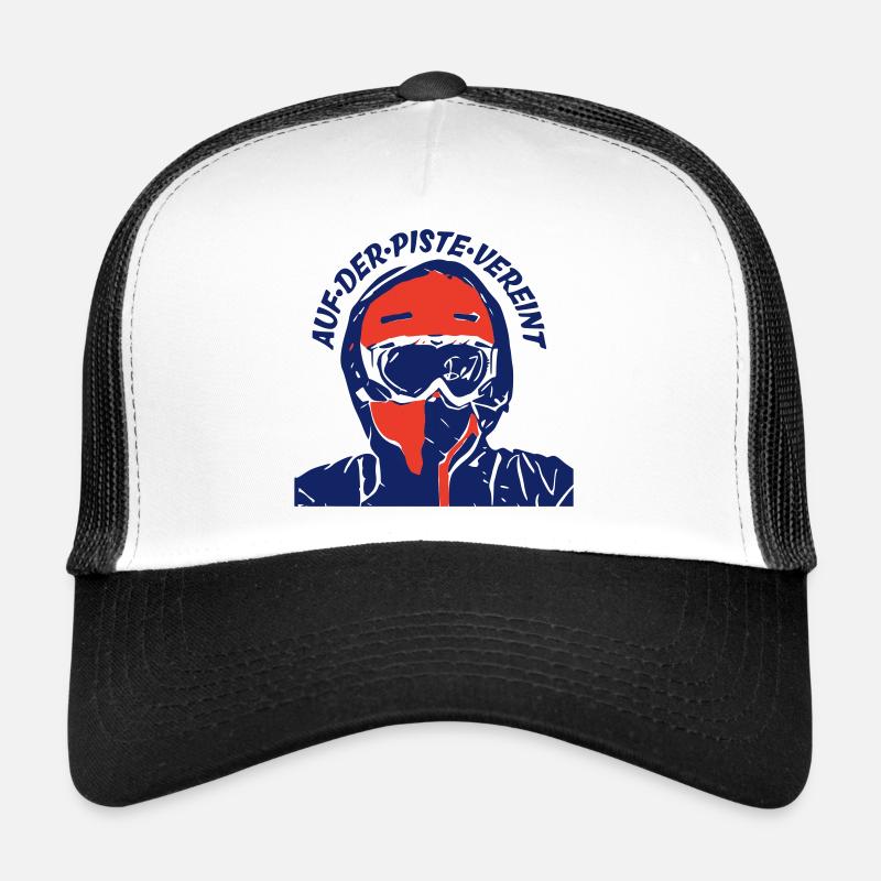 Sur les pistes unies - Logo Casquette trucker 