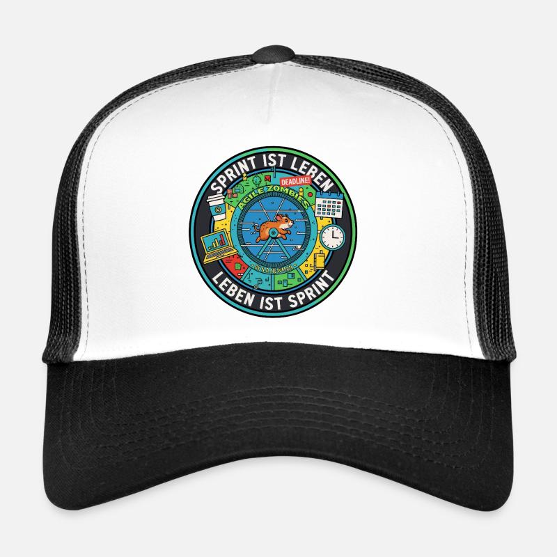 Sprint is life: Agile zombies in the hamster wheel Trucker Cap