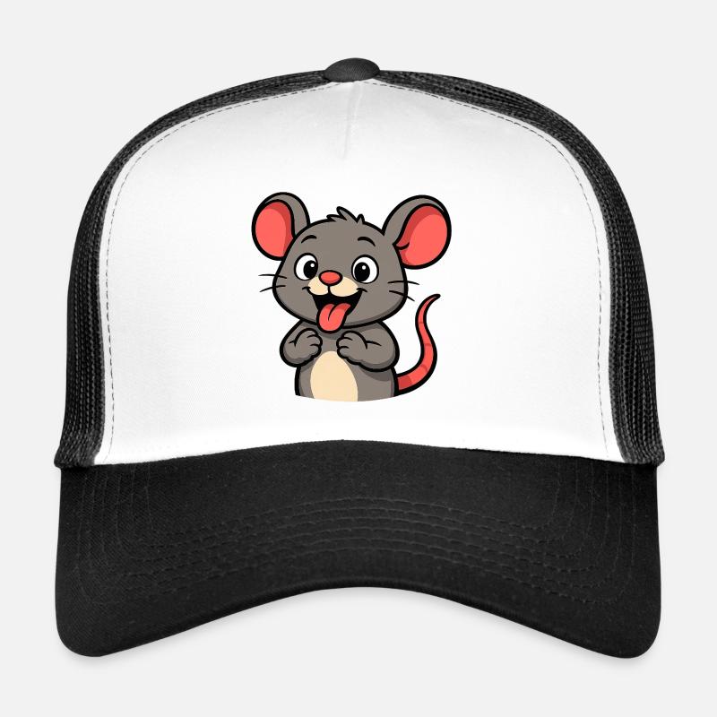 Freche Maus  - Trucker Cap - Weiß/Schwarz