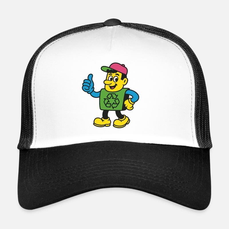 Recycle Hero Maskottchen-Tee Trucker Cap