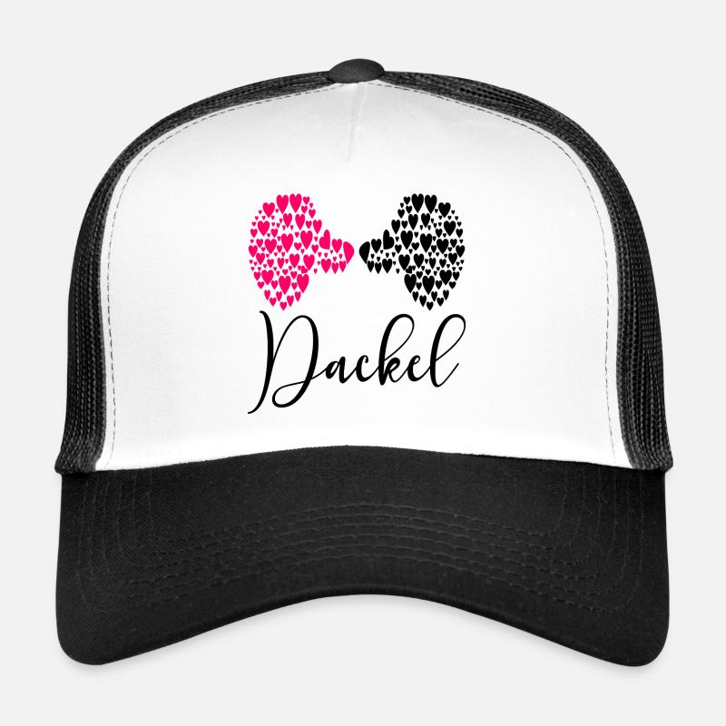 Dackel Hunde Liebe Trucker Cap
