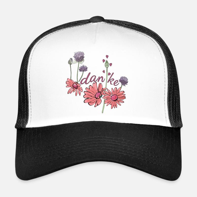 Danke mit Blumen Trucker Cap