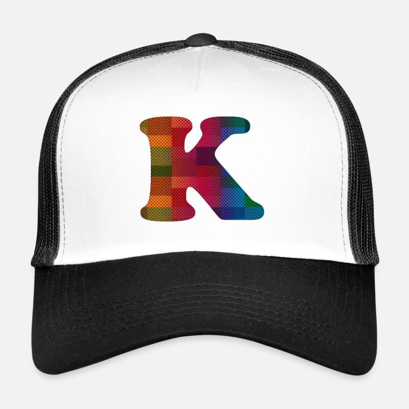 Lettre K Casquette trucker 