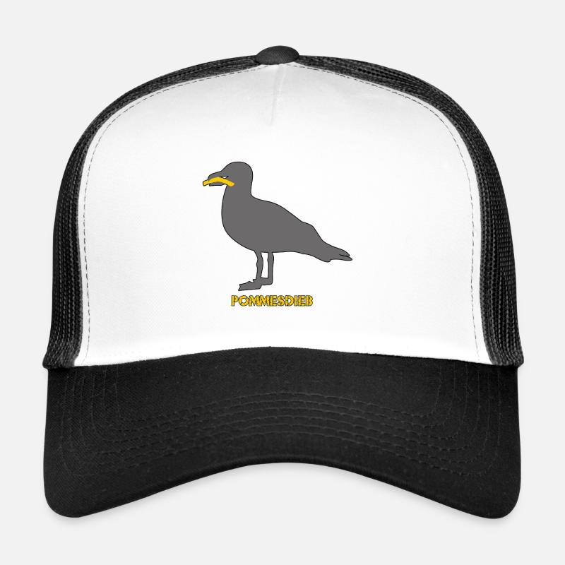 Frites Mouette Voleuse - Gris Casquette trucker 