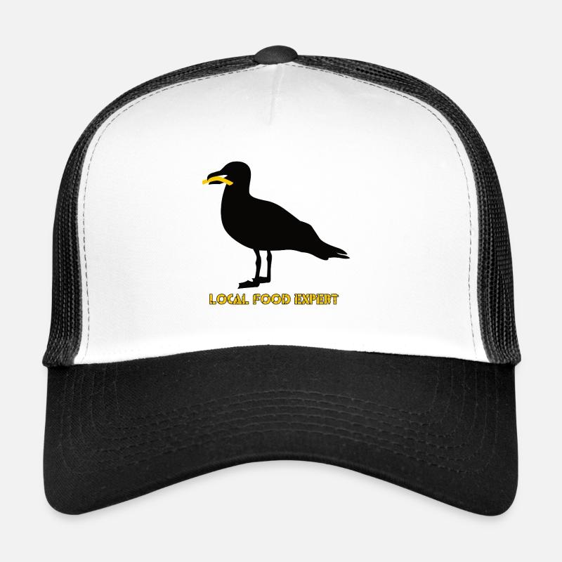 Local Food Expert - Schwarz - Trucker Cap - Weiß/Schwarz