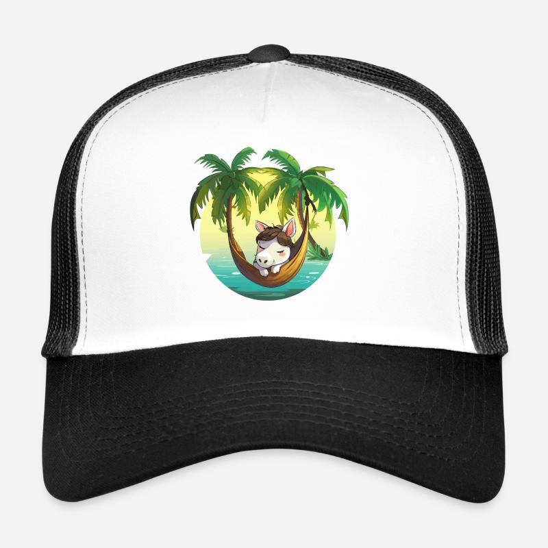 Coconut Hammock Island Dream Trucker Cap