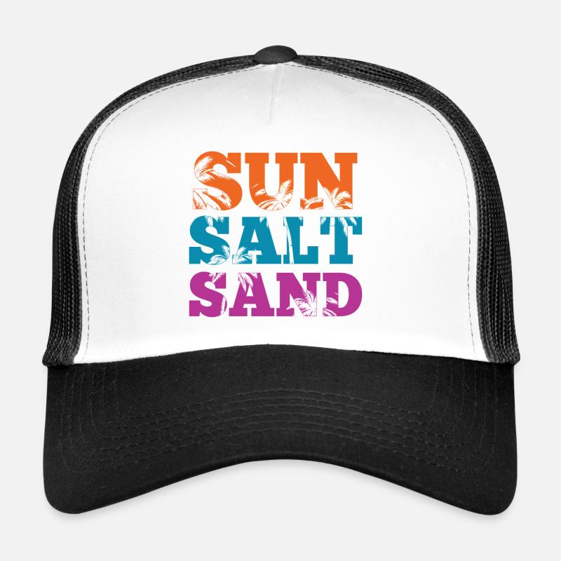 Summertime - Sun Salt and Sand Trucker Cap