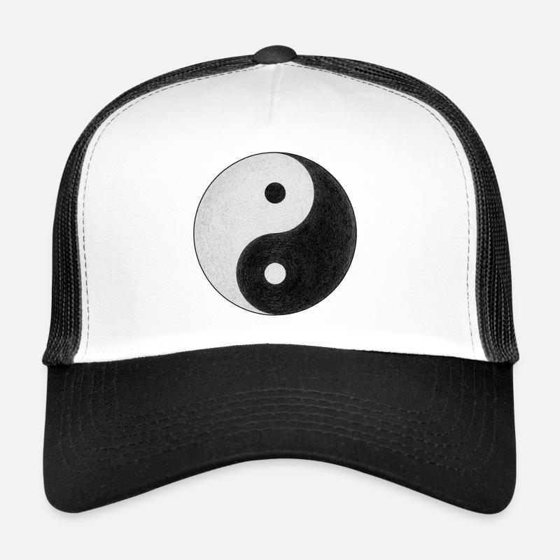 symbole yin et yang Casquette trucker 