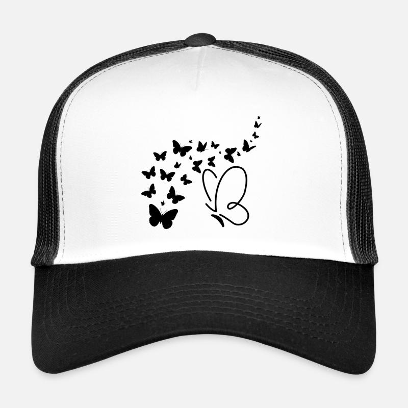 Papillon envol  Casquette trucker 