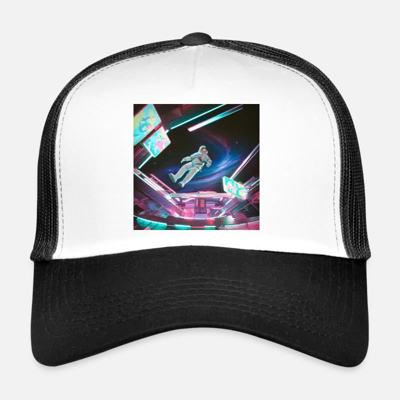 Space Arcadian Spacesuit - Neon Trucker Cap