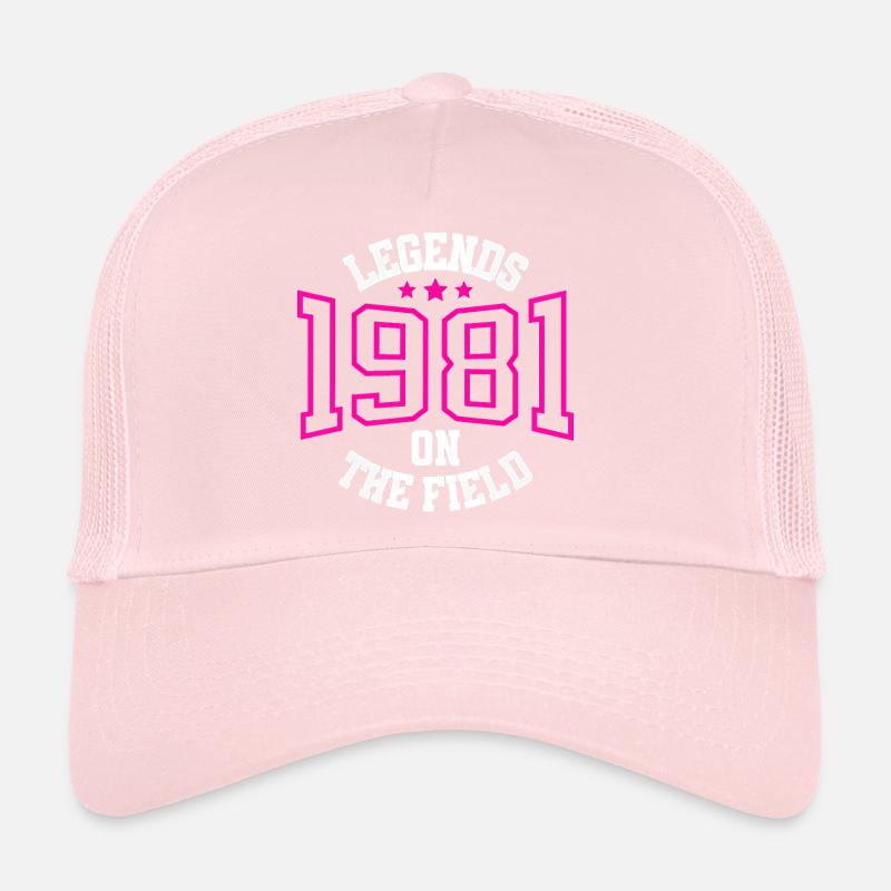 Légendes 1981 sur le terrain Casquette trucker 