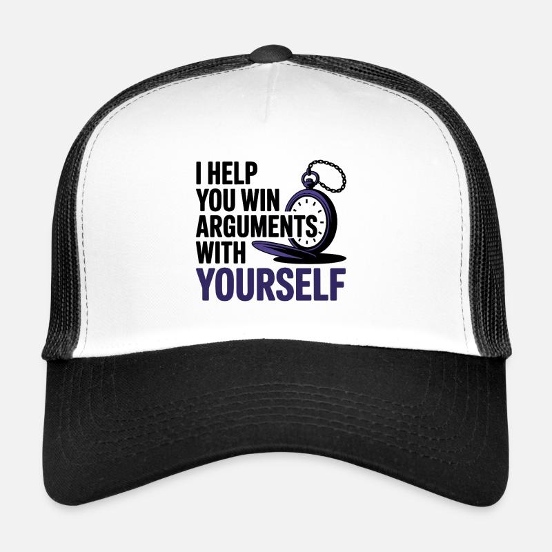 Hypnotiseur, ich helfe dir, Streitigkeiten mit dir selbst zu gewinnen Trucker Cap