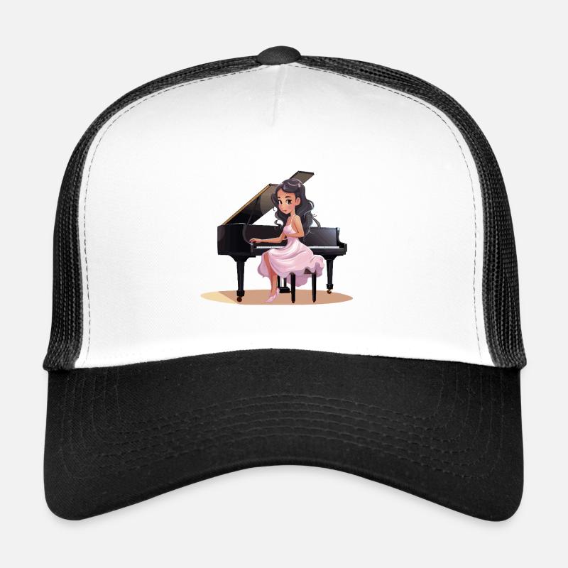 Piano Diva im Pinken Kleid Trucker Cap