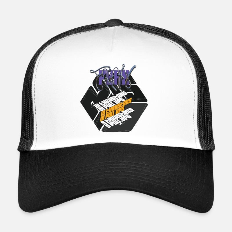Fran Hero WOD Cross Training dark graphic version graphic Trucker Cap