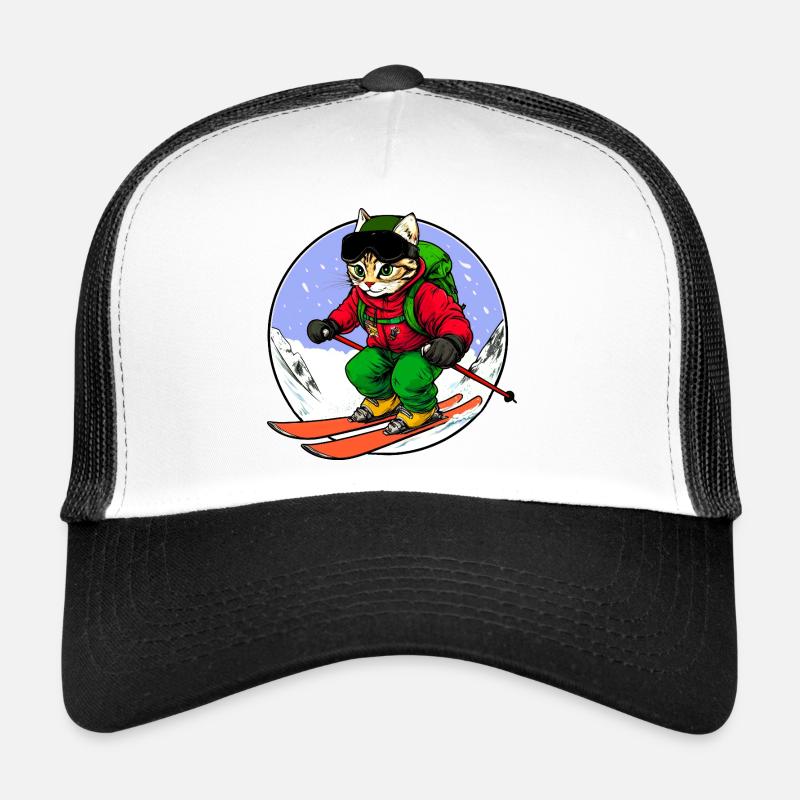 Skier Cat Freeride Casquette trucker 