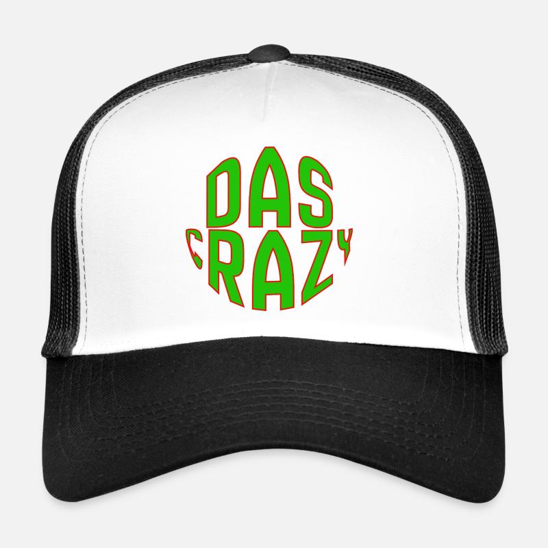 Das Crazy Grüne Comic-Schrift Design Trucker Cap