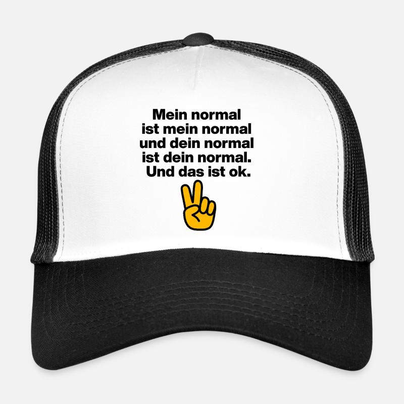 MON NORMAL EST MON NORMAL, LE TIEN VA BIEN ✌️ Casquette trucker 