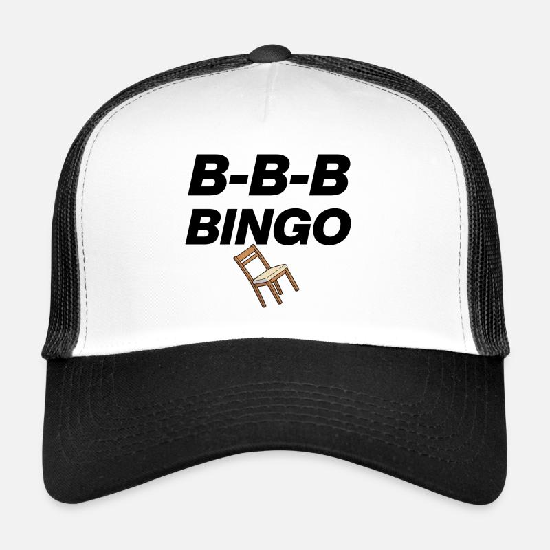 TENDANCE B-B-B-BINGO, PLAISIR VIRAL, PRÉSIDENT 🪑 D’ÉCOLE À MÈMES Casquette trucker 