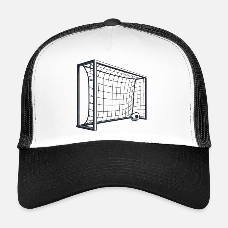 Fußballtor Netzschuss 3D Trucker Cap