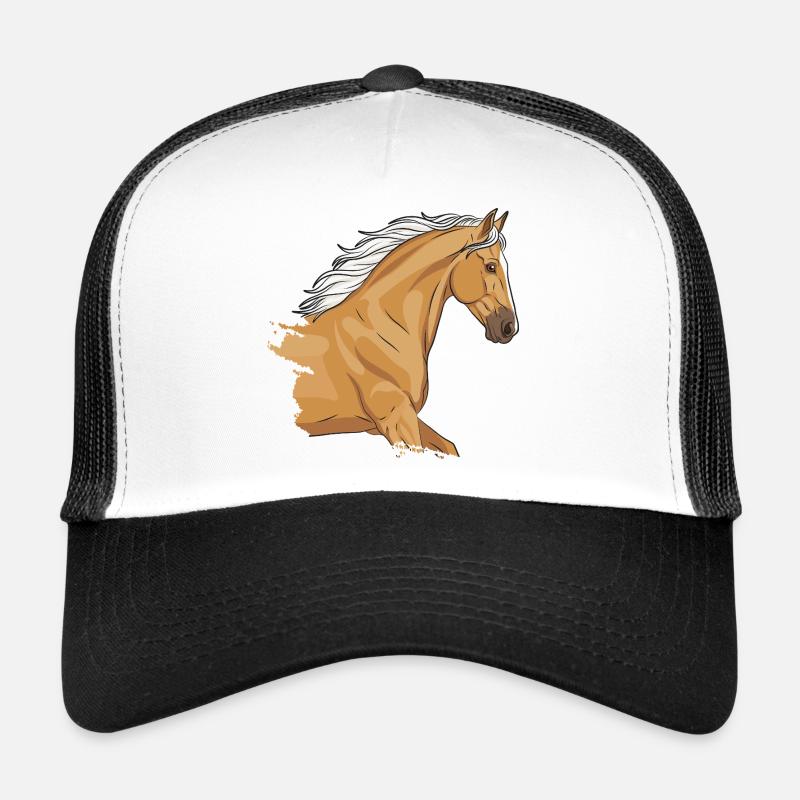 Der Kopf eines Palomino-Pferdes Trucker Cap