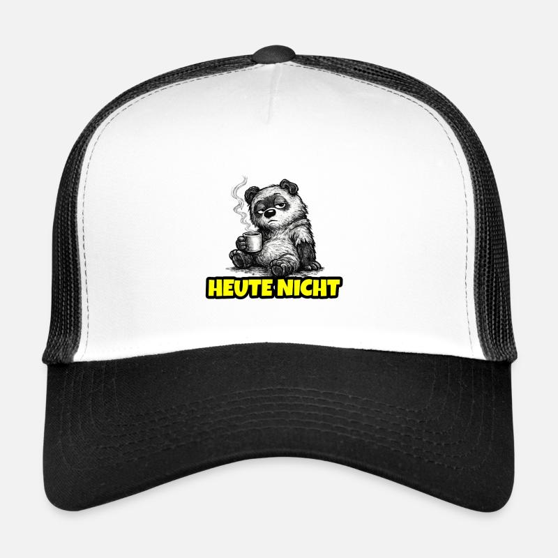 Heute nicht – Grumpy Bär mit Kaffee (Sketch) Casquette trucker 