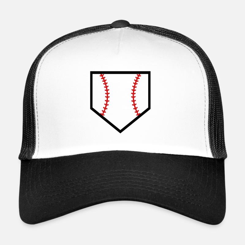 Baseball home plate Trucker Cap