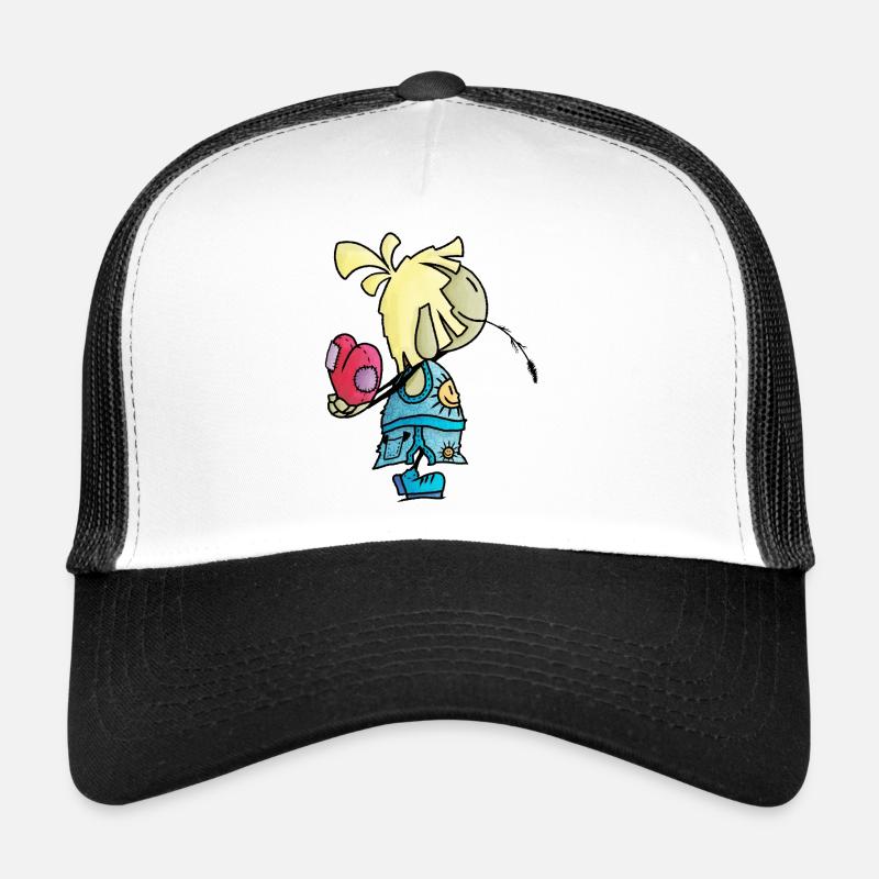 Mael - the giant heart / - Trucker Cap - white/black