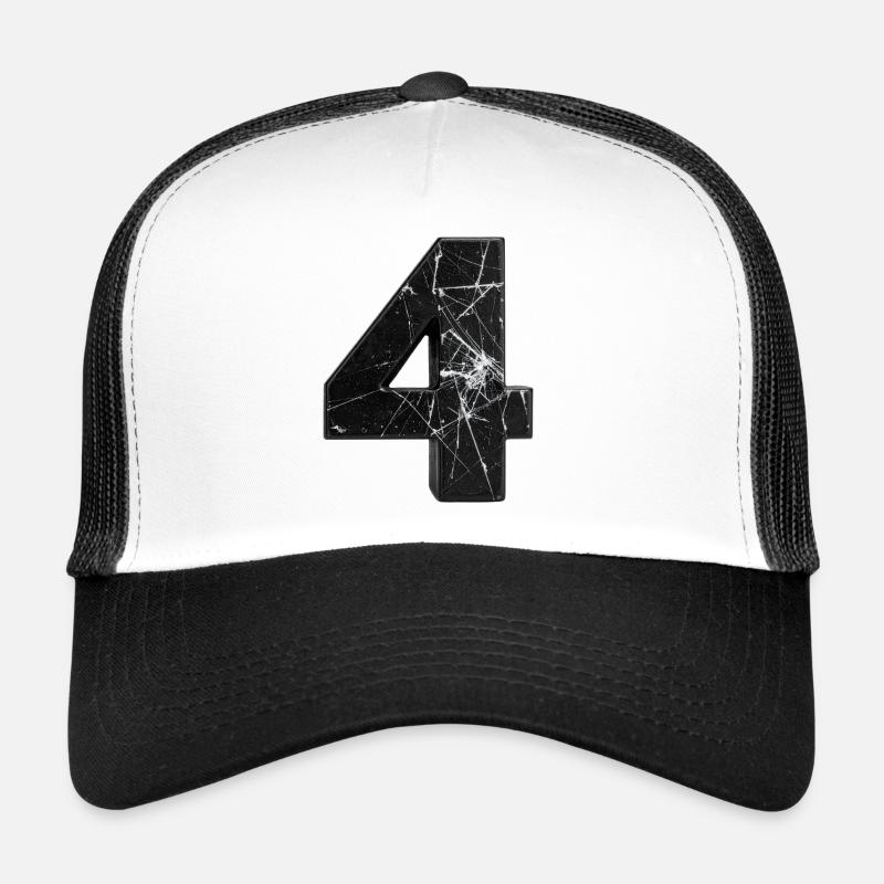 Zerbrochene Vierzahl Muster Trucker Cap
