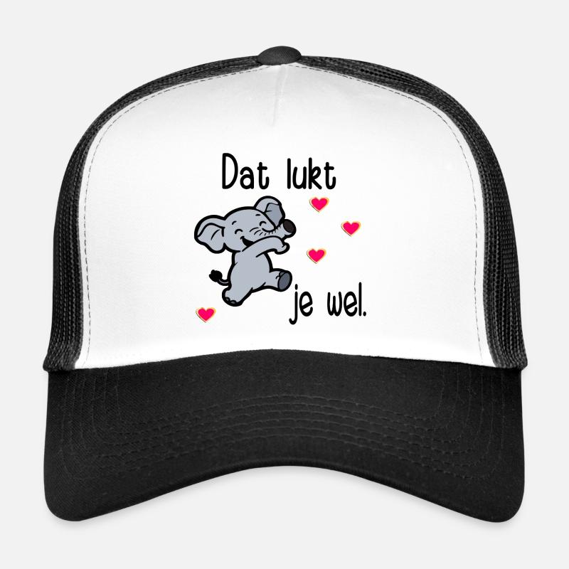 Exams Motivation Elephant Trucker Cap