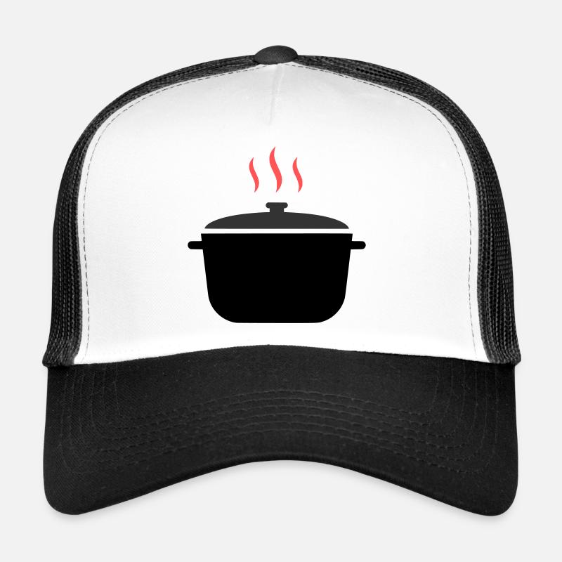 Kochtopf Dampf Kochen Trucker Cap