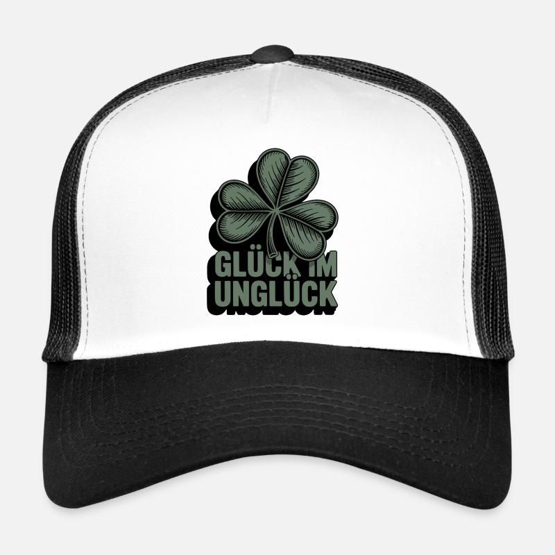 Bénédiction déguisée design de trèfle Casquette trucker 