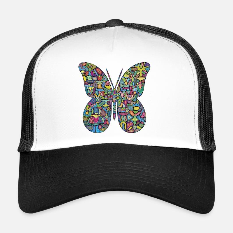 Papillon Spectacle en Couleur Casquette trucker 