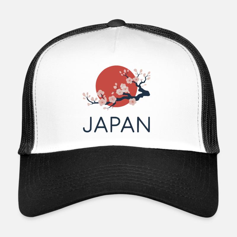 Minimal Cherry Blossom du Japon Casquette trucker 