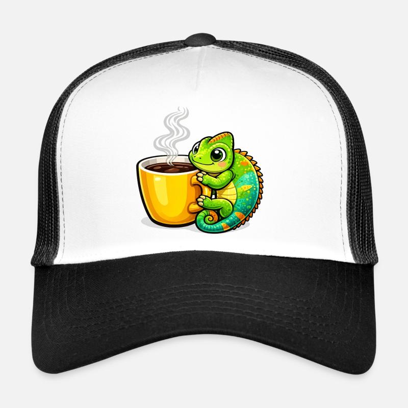 Kaffee Drache Kuscheln Trucker Cap