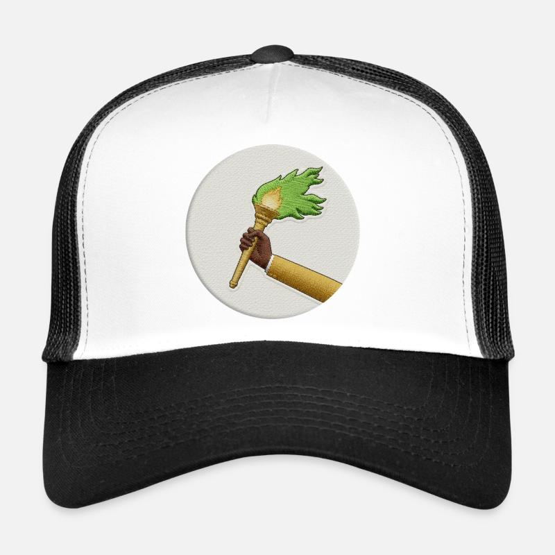 Zaire - Trucker Cap - white/black