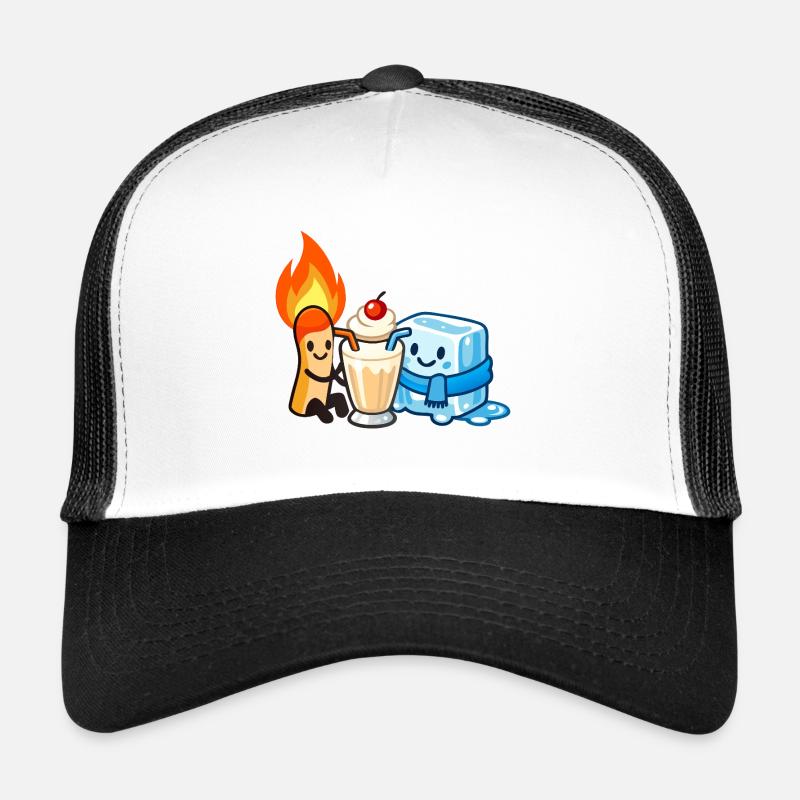 Opposites Sip Together Trucker Cap