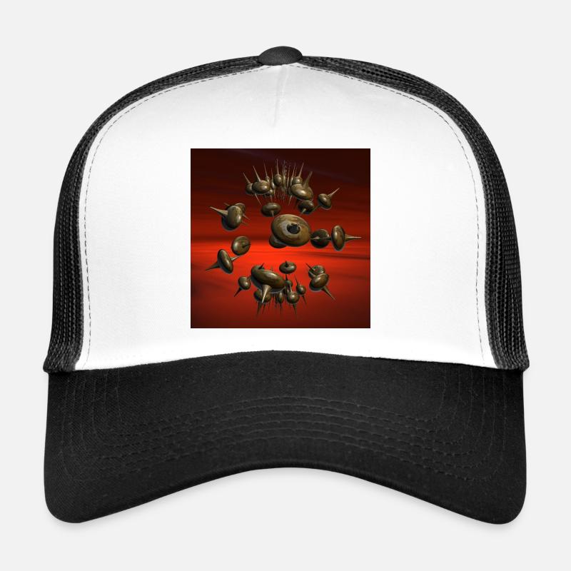 Stachelringe im Orbit Trucker Cap