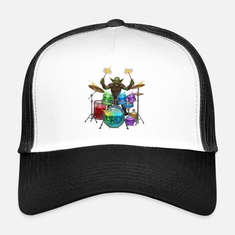 Goblin with drums Trucker Cap