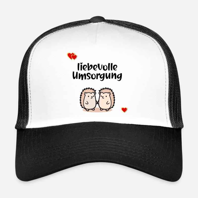 Danke Pflege Umsorgung - Trucker Cap - Weiß/Schwarz