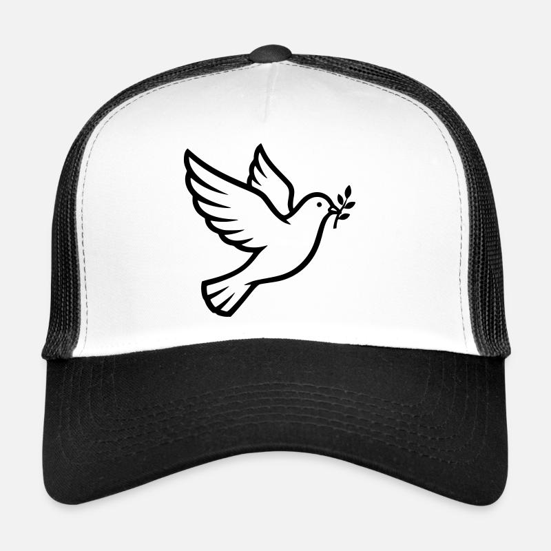Friedenstaube Zweig Peace Trucker Cap
