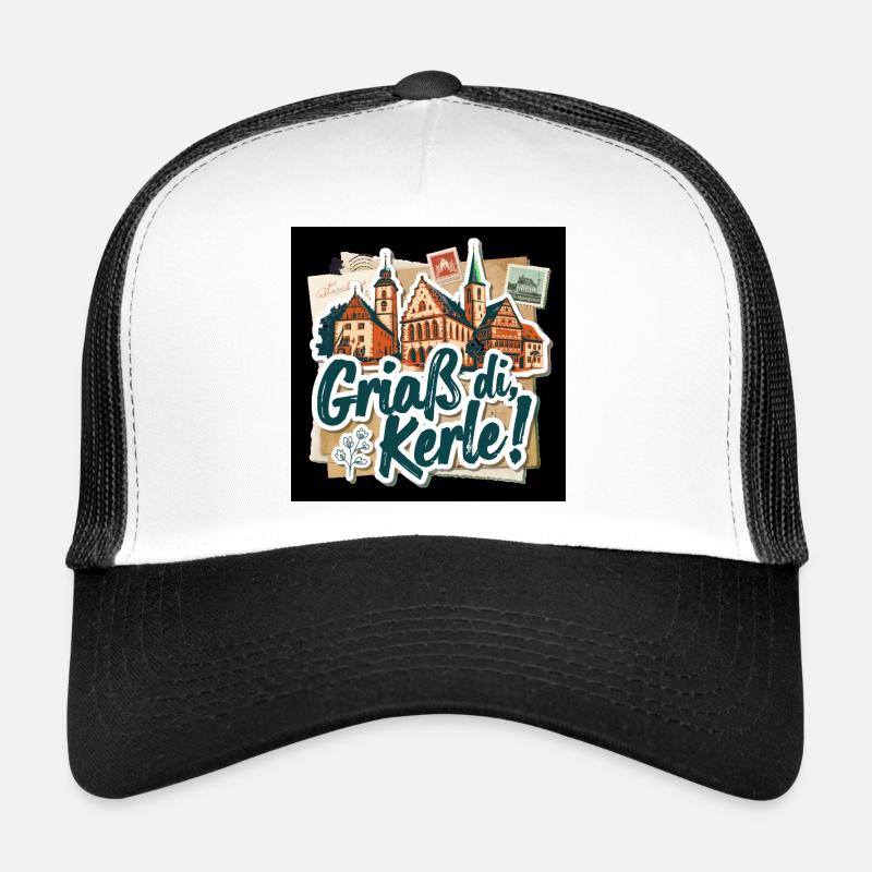 Griaß di Kerl Salutation bavaroise Casquette trucker 