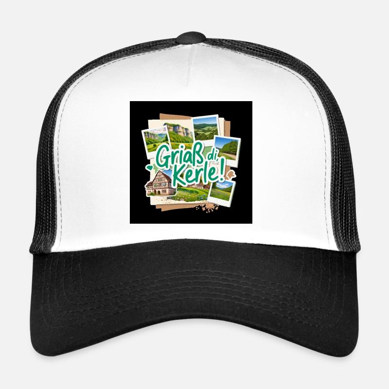 Griaß di Kerle! Bayerische Landschaft Trucker Cap